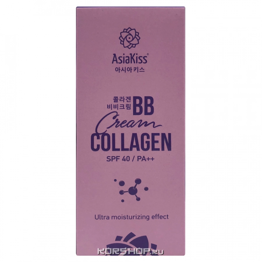 ВВ крем с коллагеном SPF40/PA++ Asia Kiss, Корея, 60 мл ВВ крем с коллагеном SPF40/PA++ Asia Kiss, Корея, 60 мл
