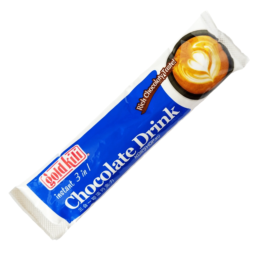 Быстрорастворимый шоколадный напиток 3 в 1 Gold Kili (1 стик 30 г)