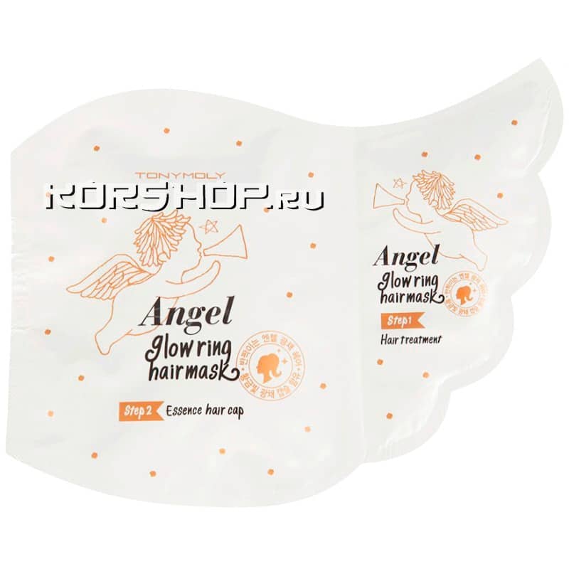 Маска для волос с аргановым маслом Angel Glow Ring Hair Mask Tony Moly, Корея, 15 г