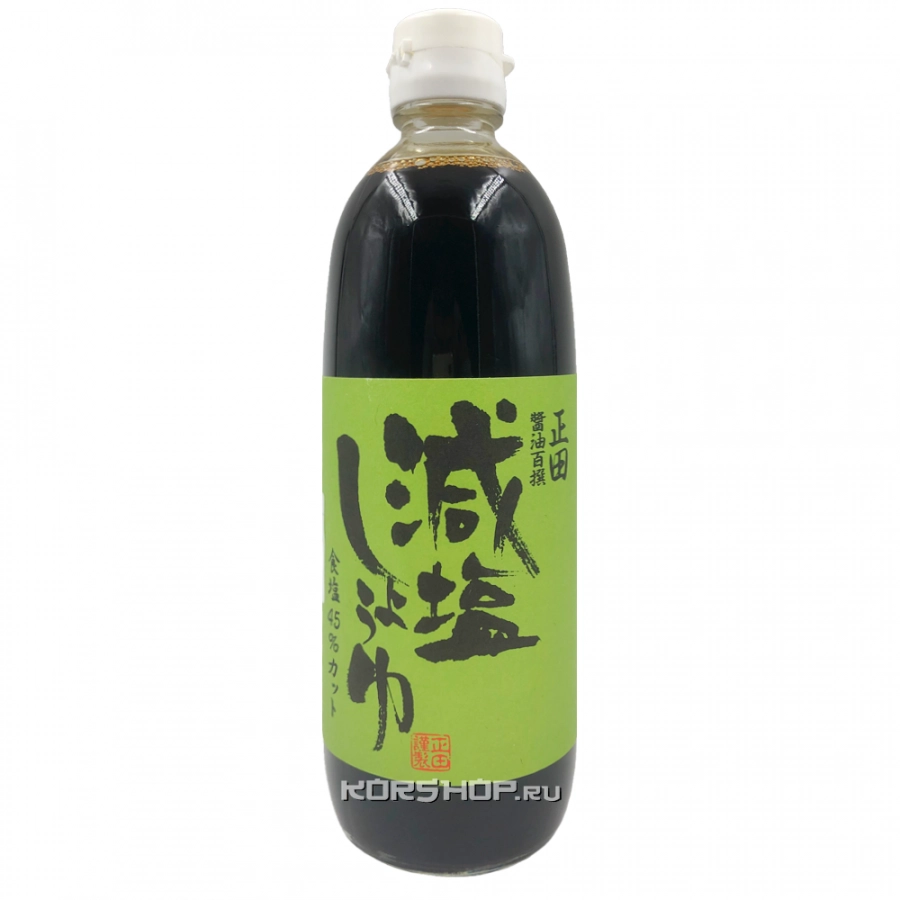 Соевый соус с пониженным содержанием соли Shoda Shoyu, Япония, 500 мл Соевый соус с пониженным содержанием соли Shoda Shoyu, Япония, 500 мл