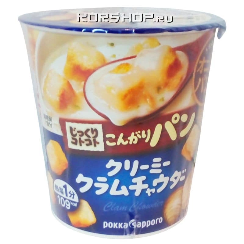 Суп-пюре со вкусом моллюска с сухариками, Япония, 26,7 г Суп-пюре со вкусом моллюска с сухариками, Япония, 26,7 г