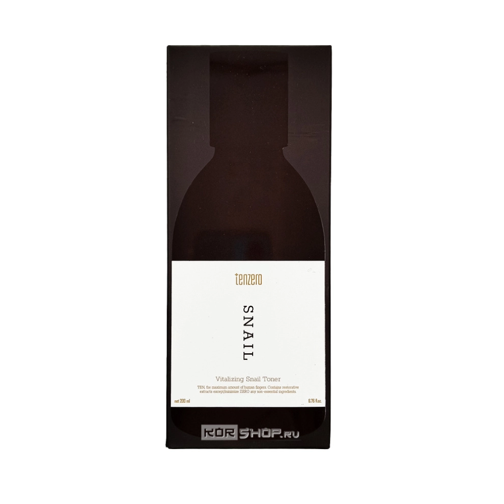 Антивозрастной тонер с муцином улитки Vitalizing Snail Toner 2X Tenzero, Корея, 200 мл Антивозрастной тонер с муцином улитки Vitalizing Snail Toner 2X Tenzero, Корея, 200 мл
