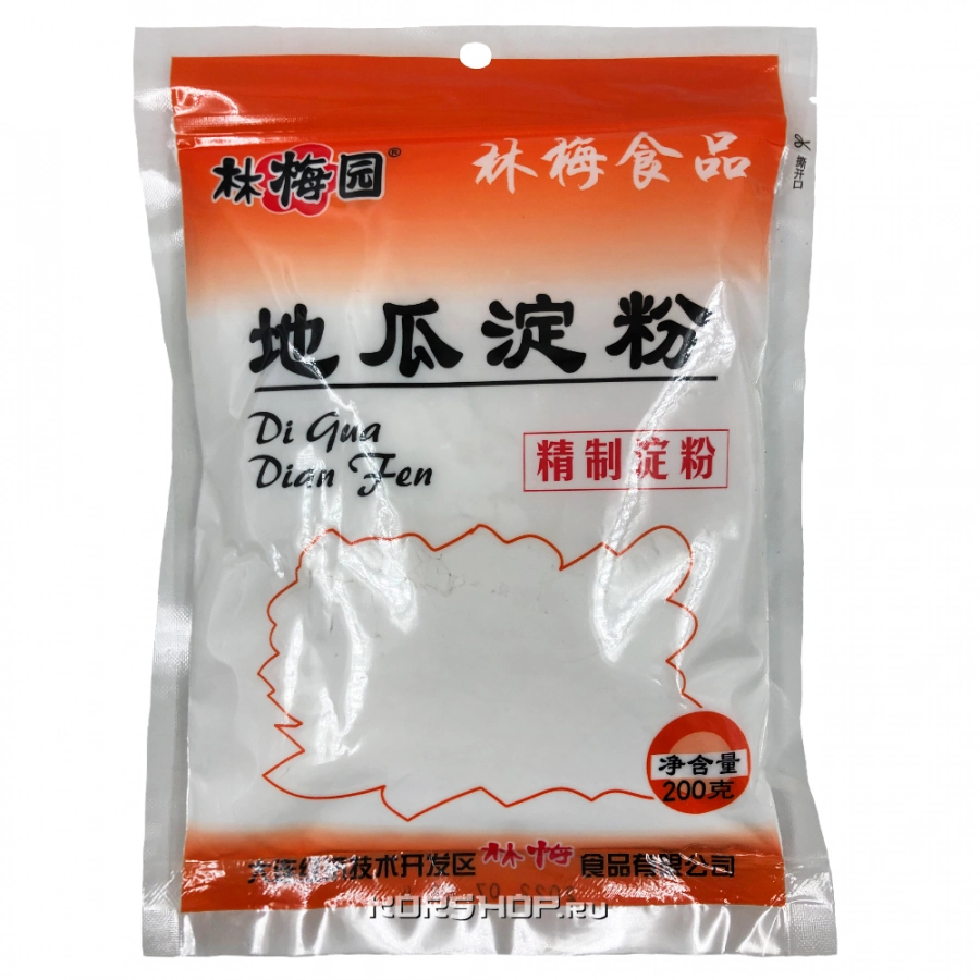 Крахмал из сладкого картофеля батата Linmei, Китай, 200 г
