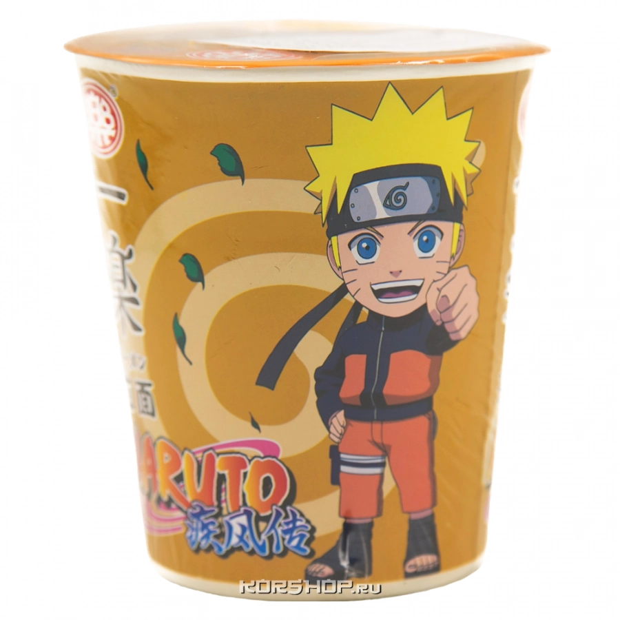 Лапша б/п со вкусом говядины и карри Yile Noodles Naruto, Китай, 61 г