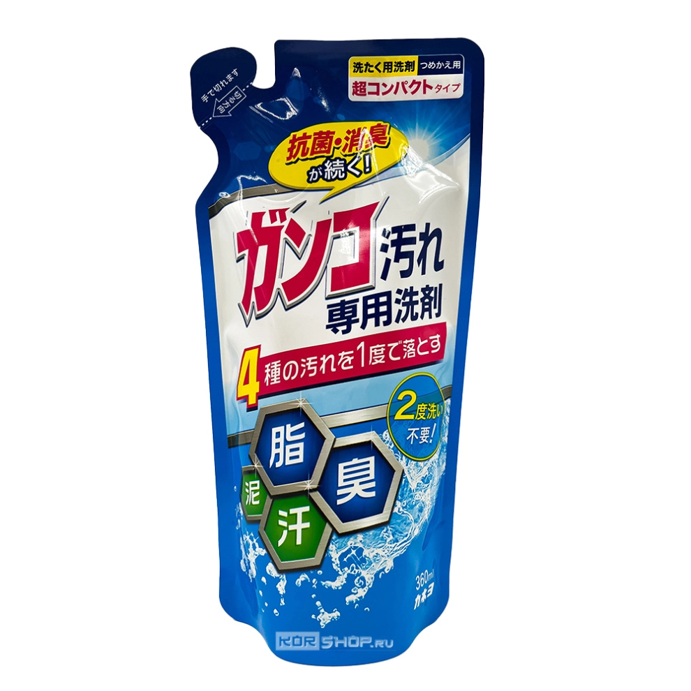 Жидкое концентрированное средство для стирки одежды и удаления стойких загрязнений Kaneyo м/у, Япония, 360 мл