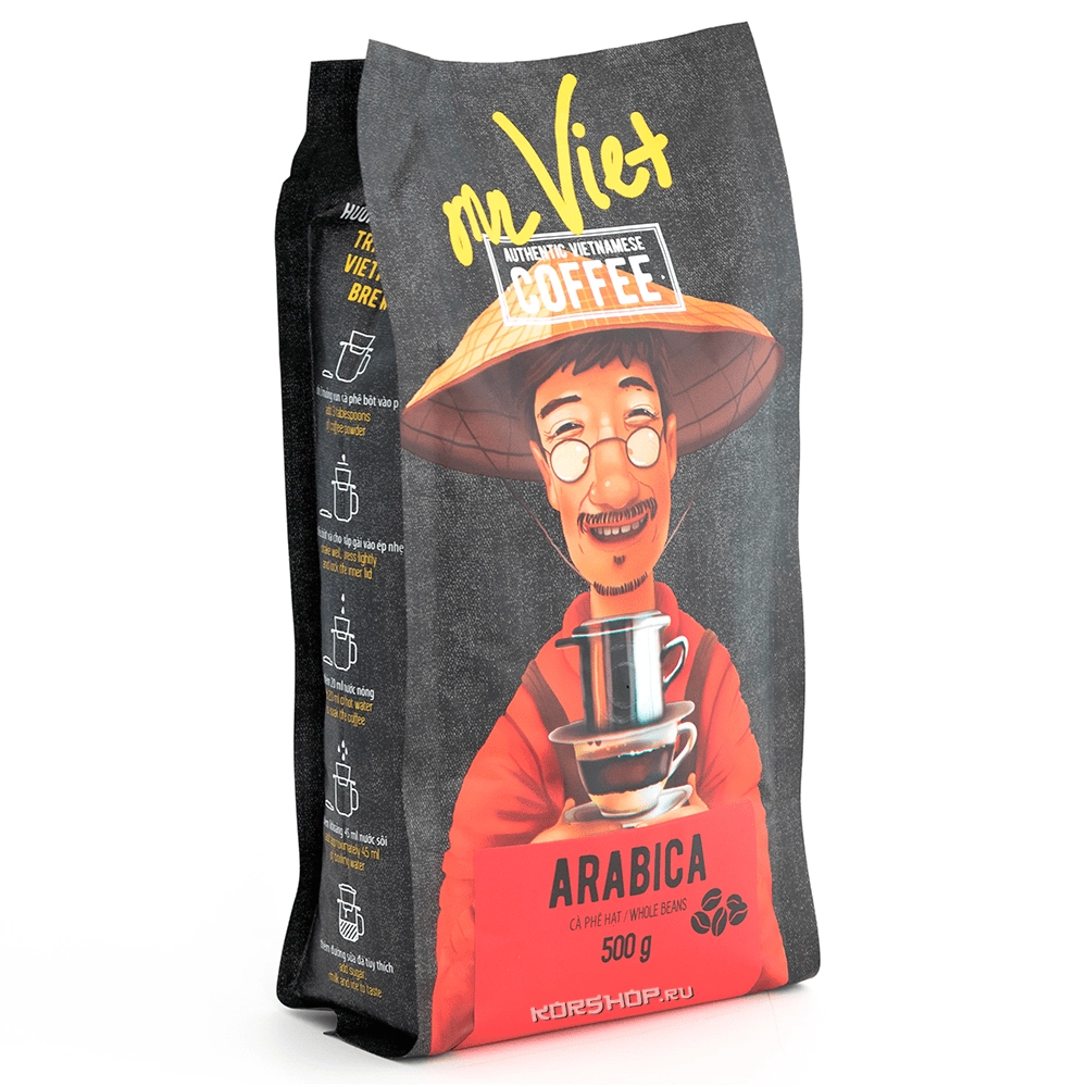 Молотый кофе «Арабика» Mr.Viet, Вьетнам, 500 г Молотый кофе «Арабика» Mr.Viet, Вьетнам, 500 г