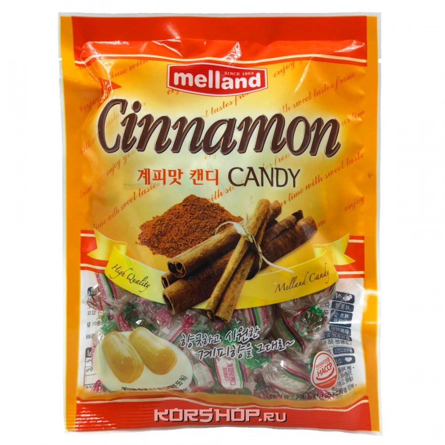Леденцовая карамель со вкусом корицы Melland, Корея, 300 г Леденцовая карамель со вкусом корицы Melland, Корея, 300 г