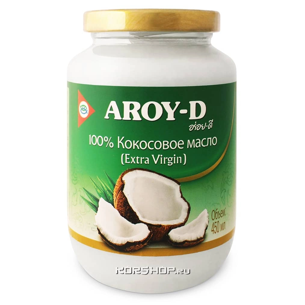 Кокосовое масло Aroy-D, Индонезия, 450 мл Кокосовое масло Aroy-D, Индонезия, 450 мл