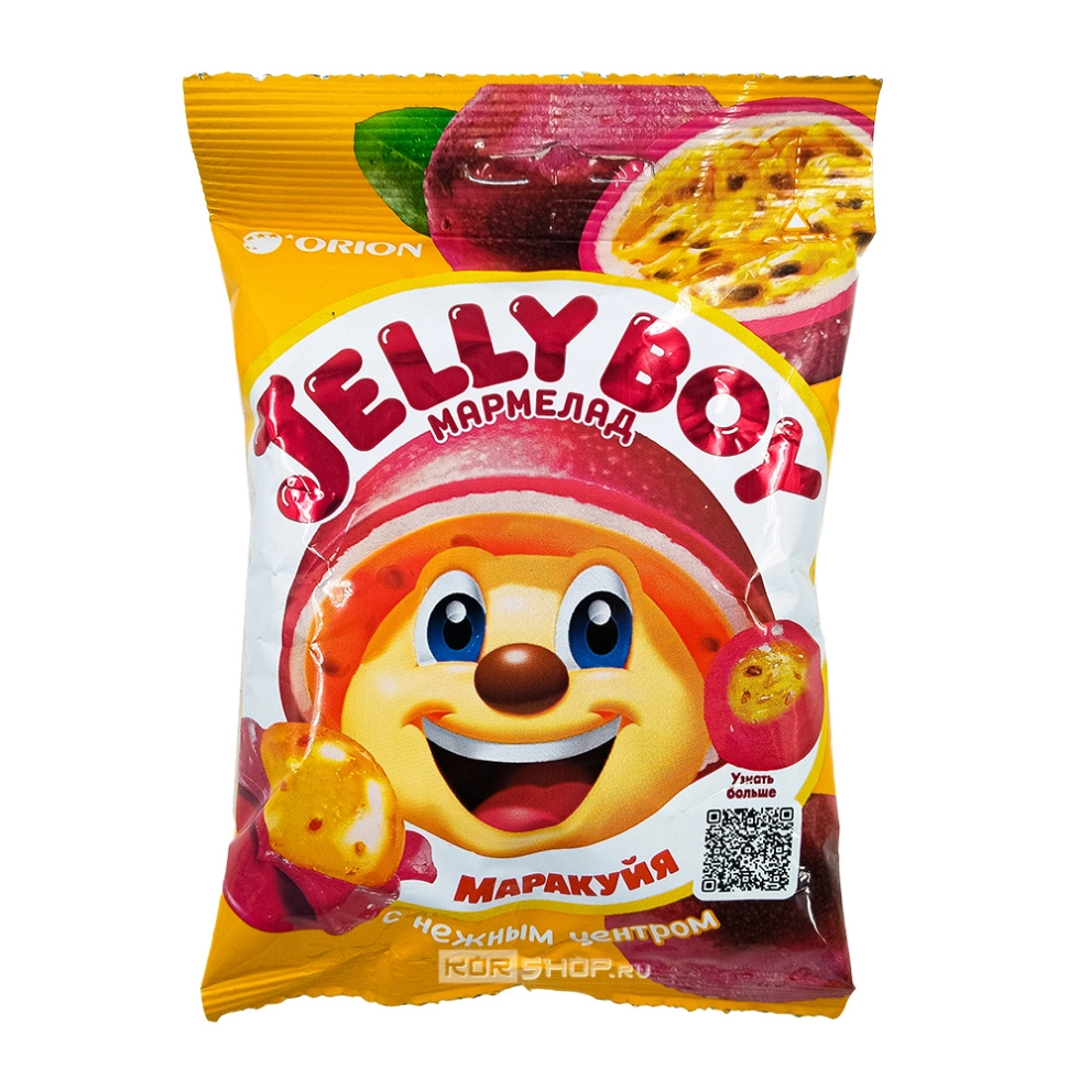 Жевательный мармелад со вкусом маракуйи Джелли Бой Jelly Boy Orion, 66 г