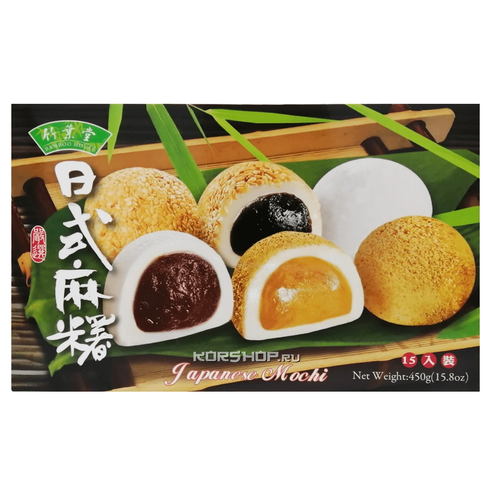 Моти в японском стиле (микс) Bamboo House, Тайвань, 450 г Моти в японском стиле (микс) Bamboo House, Тайвань, 450 г
