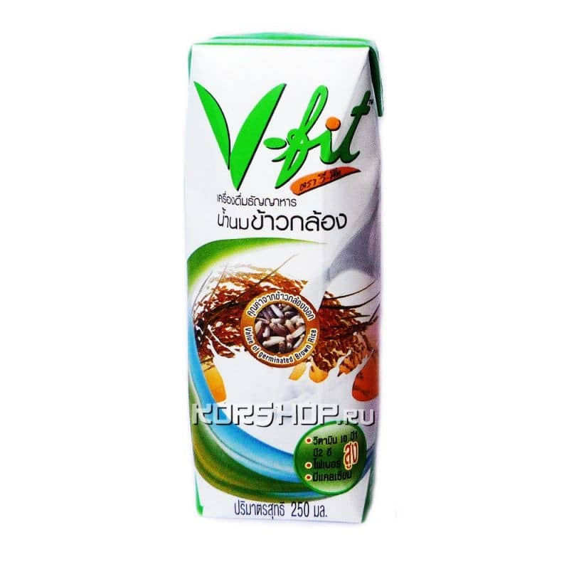 Рисовое молоко (из коричневого риса) V-fit 250 мл...