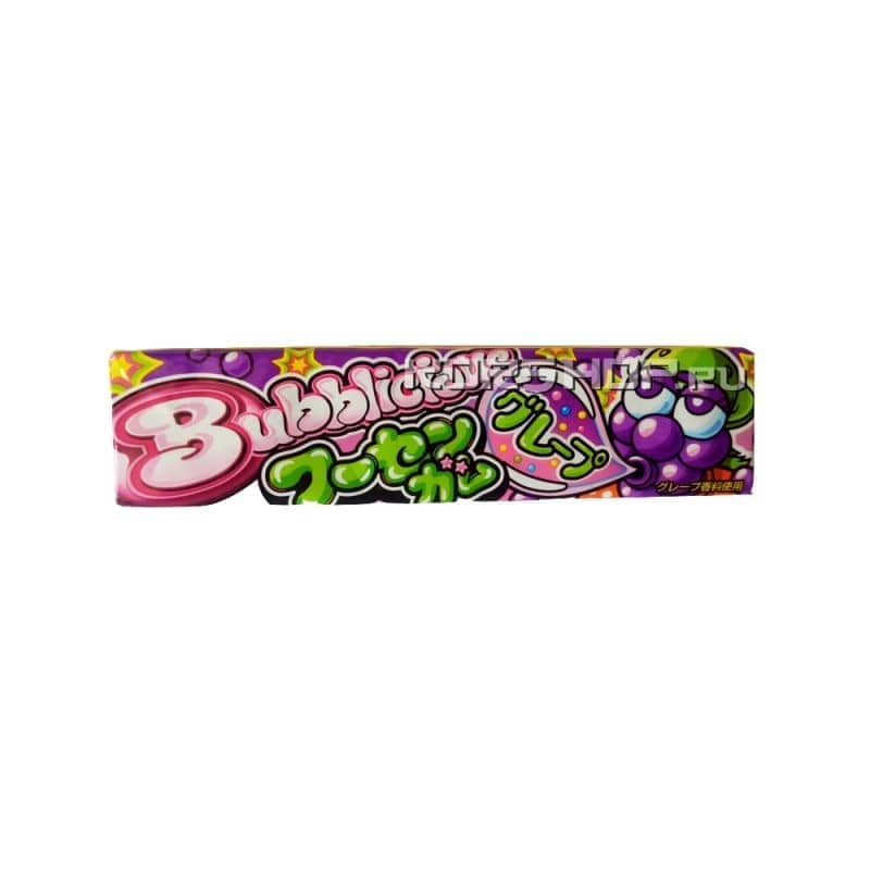 Жевательная резинка со вкусом винограда Bubblicious, Япония (7 шт) 45 гр