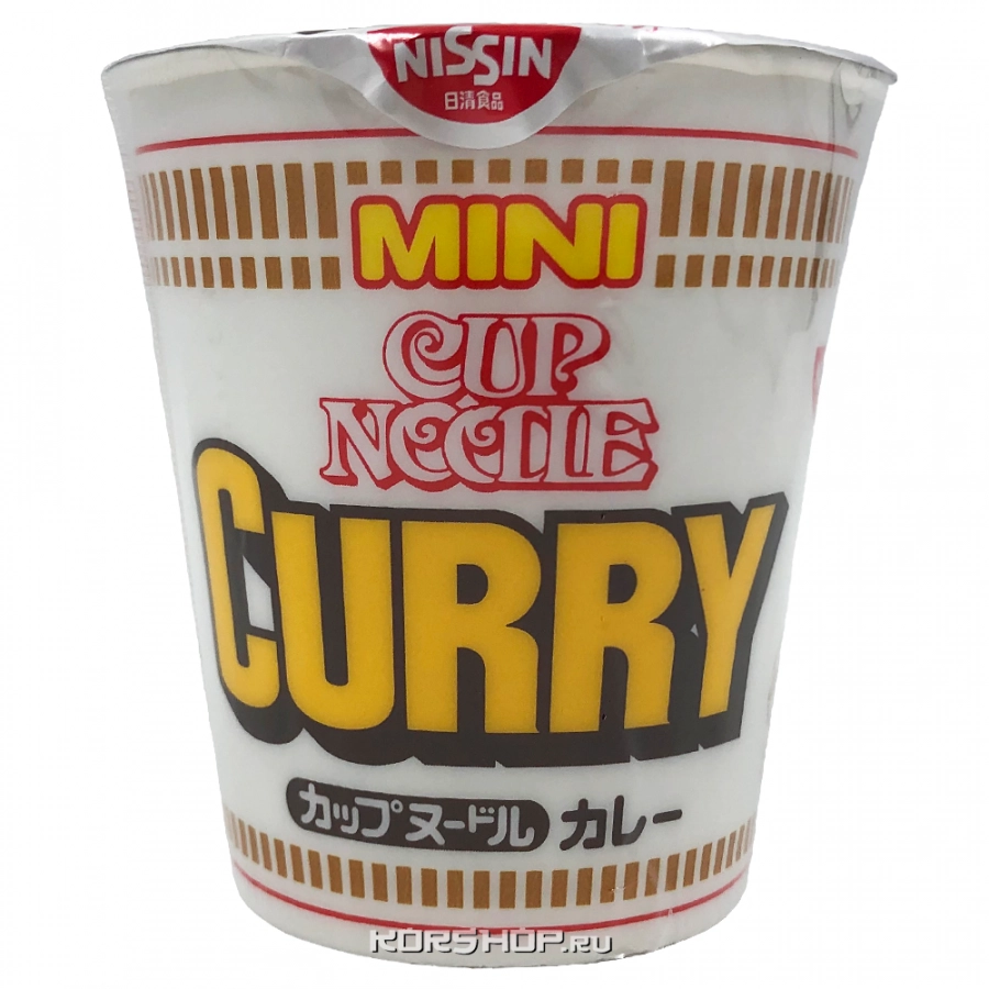 Лапша б/п со вкусом Карри Nissin, Япония, 36 г