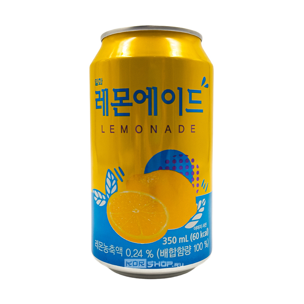 Газированный б/а напиток со вкусом лимона Lemon Ade Ilhwa, Корея, 350 мл Газированный б/а напиток со вкусом лимона Lemon Ade Ilhwa, Корея, 350 мл