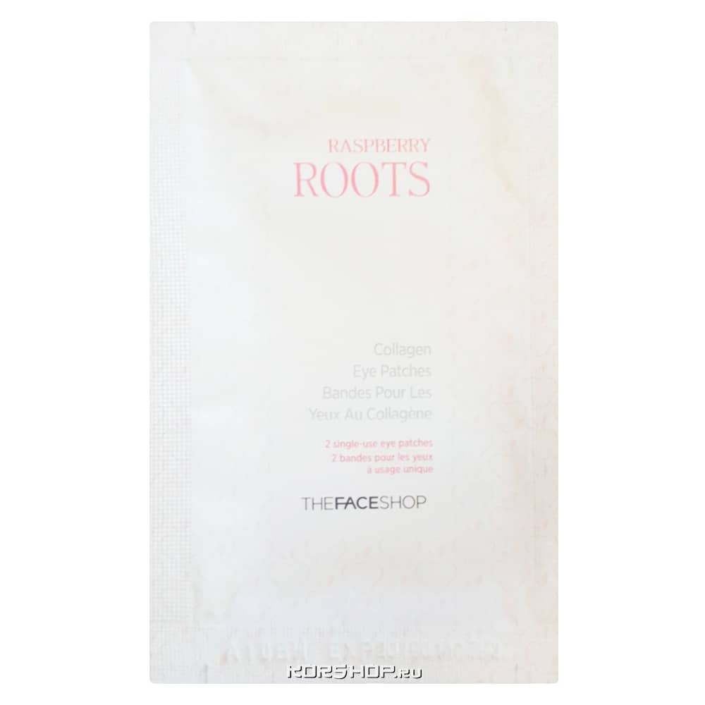 Патчи для области вокруг глаз Raspberry Roots Collagen Eye Patch The Faceshop, Корея