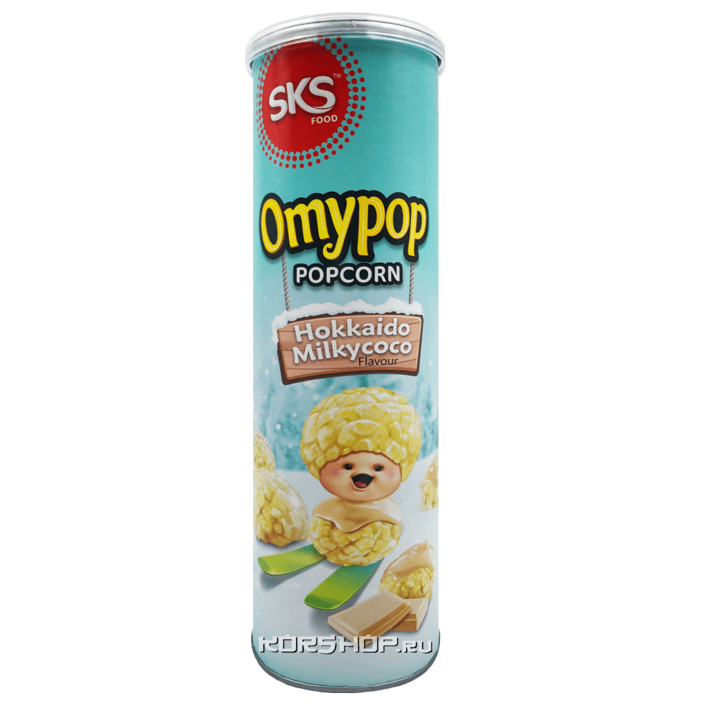 Попкорн Молочный Шоколад Хоккайдо Omypop, Малайзия, 85 г.
