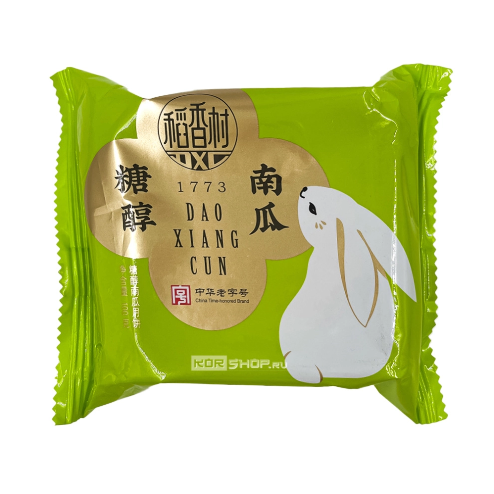 Лунный пряник с тыквой и сахарным сиропом DaoXiangCun, Китай, 100 г Лунный пряник с тыквой и сахарным сиропом DaoXiangCun, Китай, 100 г