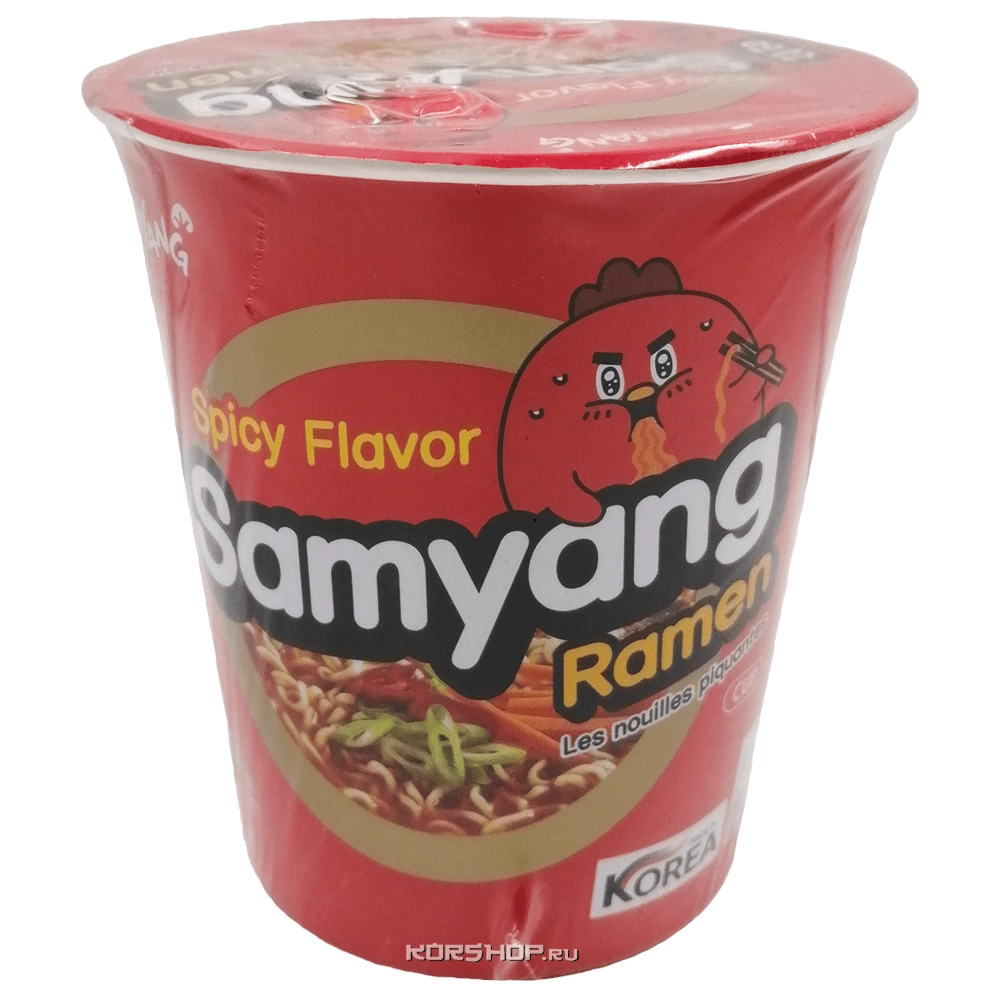 Острая лапша рамен б/п Spicy Samyang, Корея, 65 г Острая лапша рамен б/п Spicy Samyang, Корея, 65 г