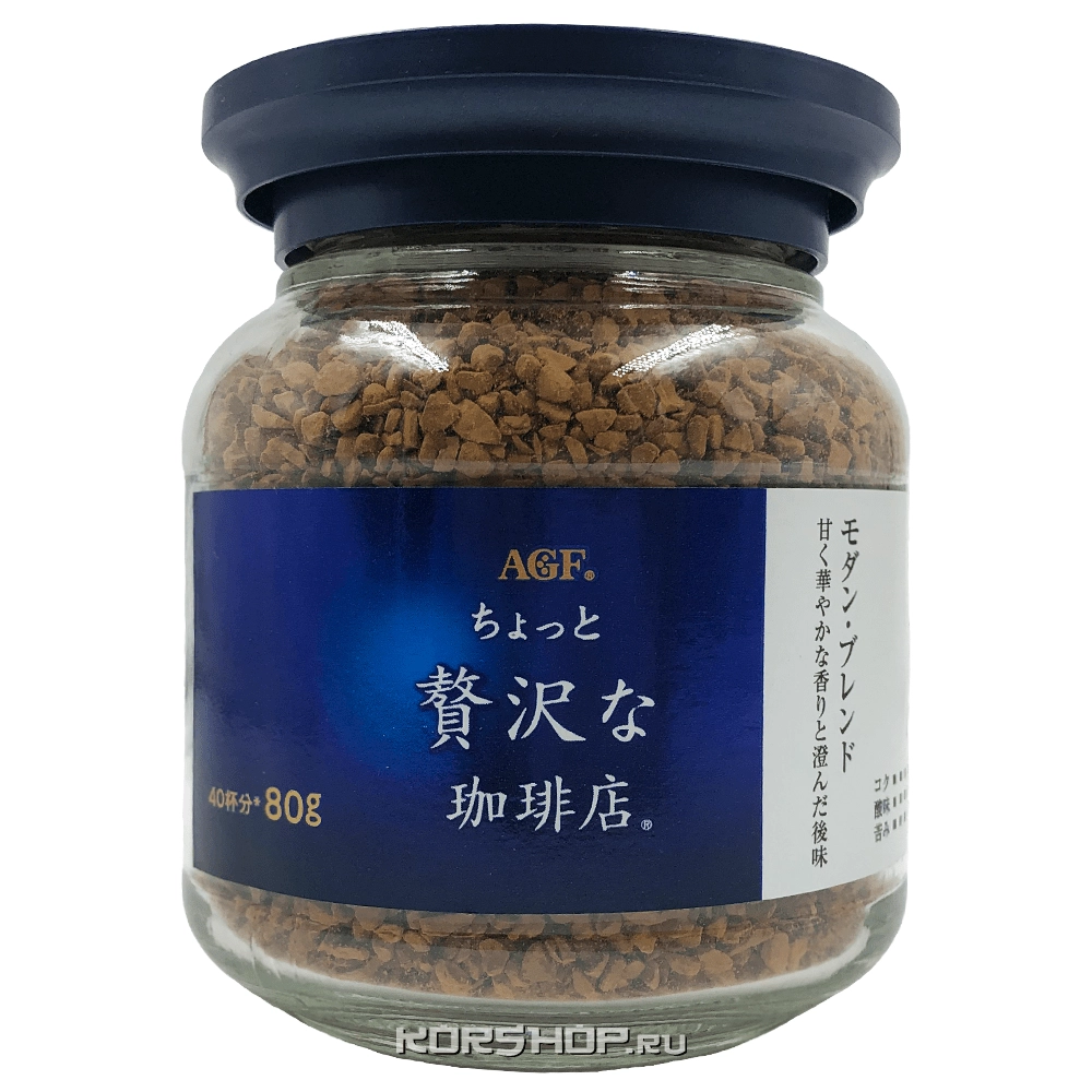 Растворимый кофе (Мока) Modern Blend A Little Luxury Coffee AGF, Япония, 80 г (ст.б) Растворимый кофе (Мока) Modern Blend A Little Luxury Coffee AGF, Япония, 80 г (ст.б)