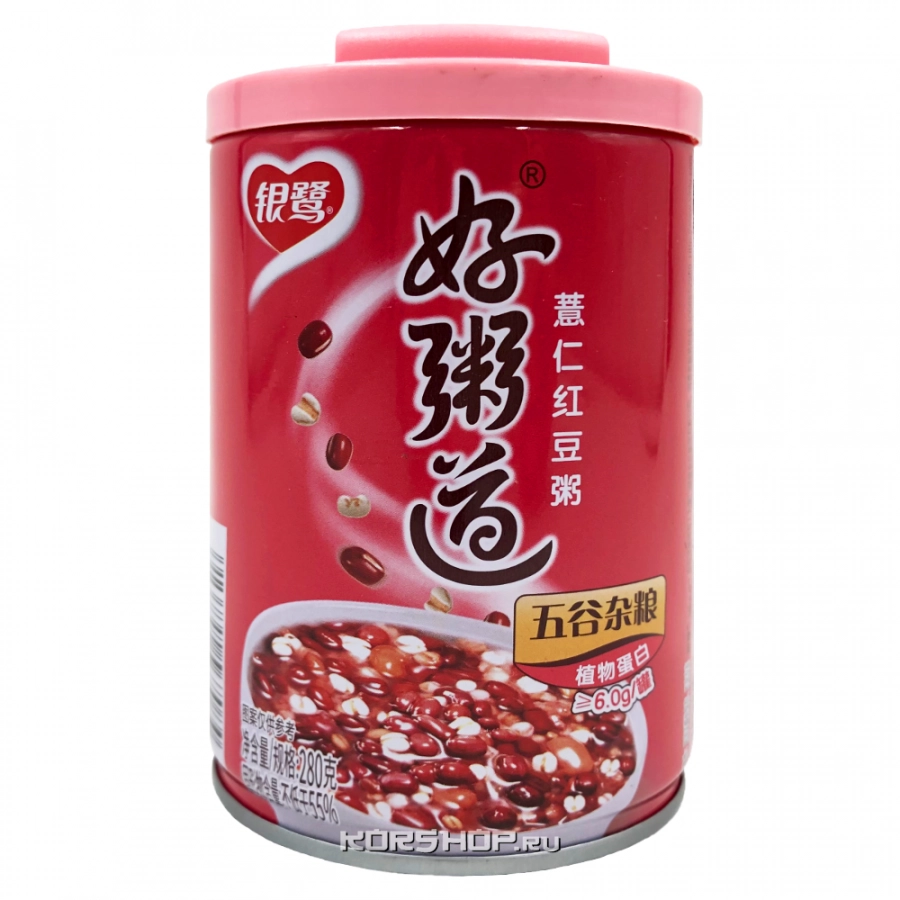 Каша из семян коикса и сладкой фасоли Yinlu, Китай, 280 г Каша из семян коикса и сладкой фасоли Yinlu, Китай, 280 г