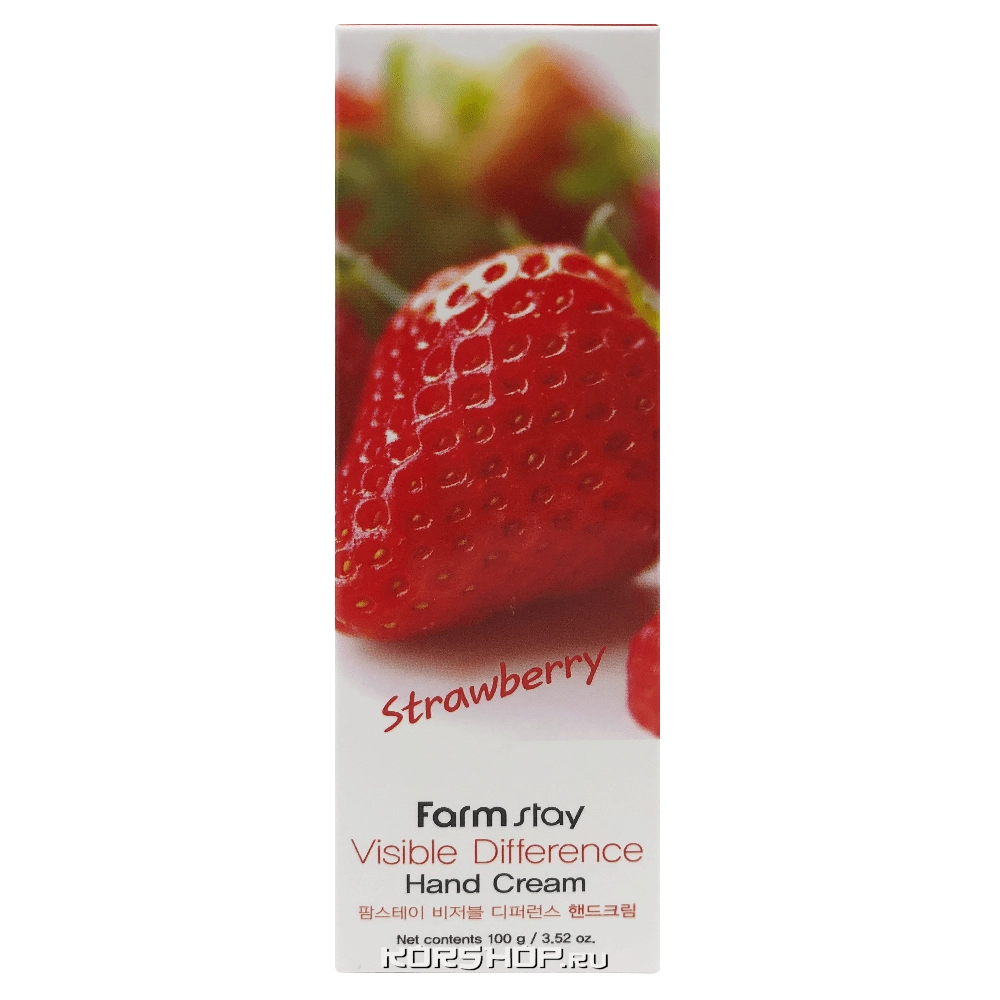 Крем для рук с экстрактом клубники Farmstay, Корея, 100 мл Крем для рук с экстрактом клубники Farmstay, Корея, 100 мл