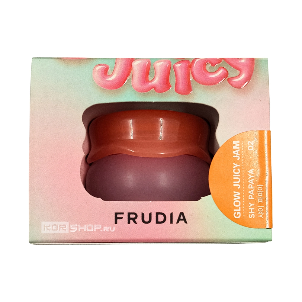Тающий бальзам-джем для губ и щек №02 (Скромная папайя) Frudia, Корея, 4,5 г
