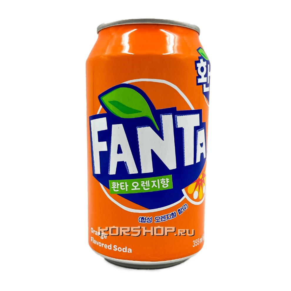 Газированный б/a напиток со вкусом апельсина Orange Flavored Soda Fanta, Корея, 355 мл Газированный б/a напиток со вкусом апельсина Orange Flavored Soda Fanta, Корея, 355 мл