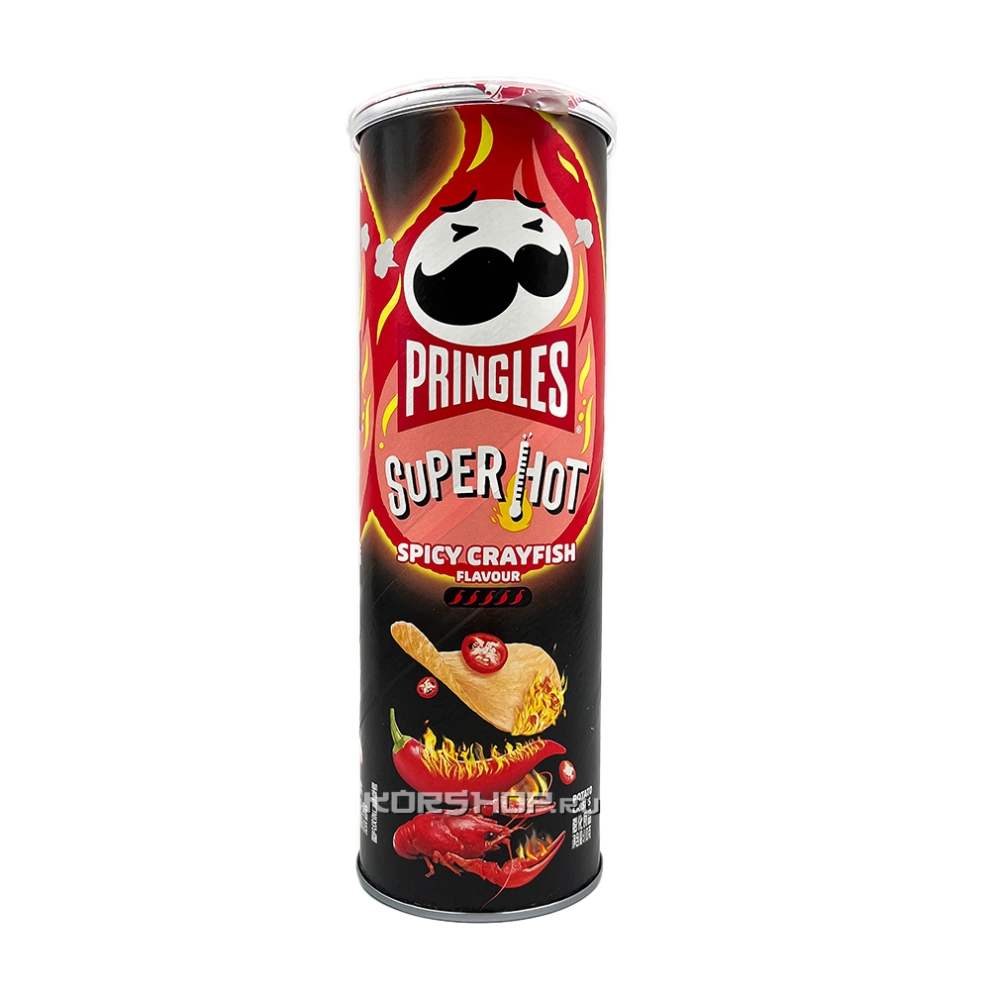 Чипсы со вкусом раков под сычуаньским соусом Pringles, Китай, 110 г