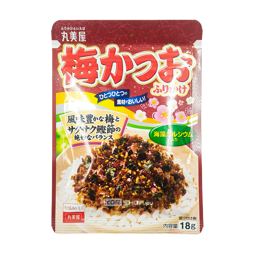 Приправа для риса «Фурикакэ» со вкусом японской сливы Марумия (Marumiya), Япония, 18 г Приправа для риса «Фурикакэ» со вкусом японской сливы Марумия (Marumiya), Япония, 18 г