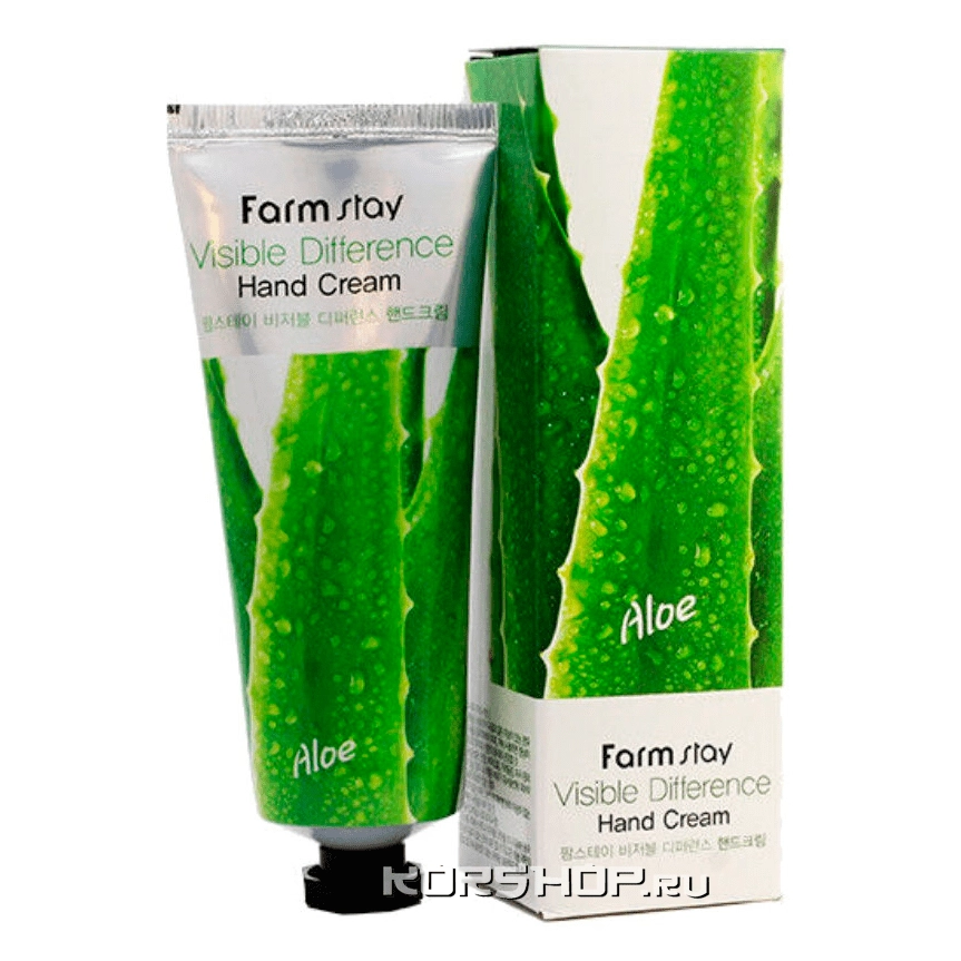 Успокаивающий крем для рук с экстрактом алоэ FarmStay, Корея, 100 мл Успокаивающий крем для рук с экстрактом алоэ FarmStay, Корея, 100 мл