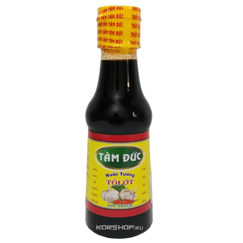 Соевый соус с перцем и чесноком «Там Дык» Tam Duc, Вьетнам, 225 мл Соевый соус с перцем и чесноком «Там Дык» Tam Duc, Вьетнам, 225 мл