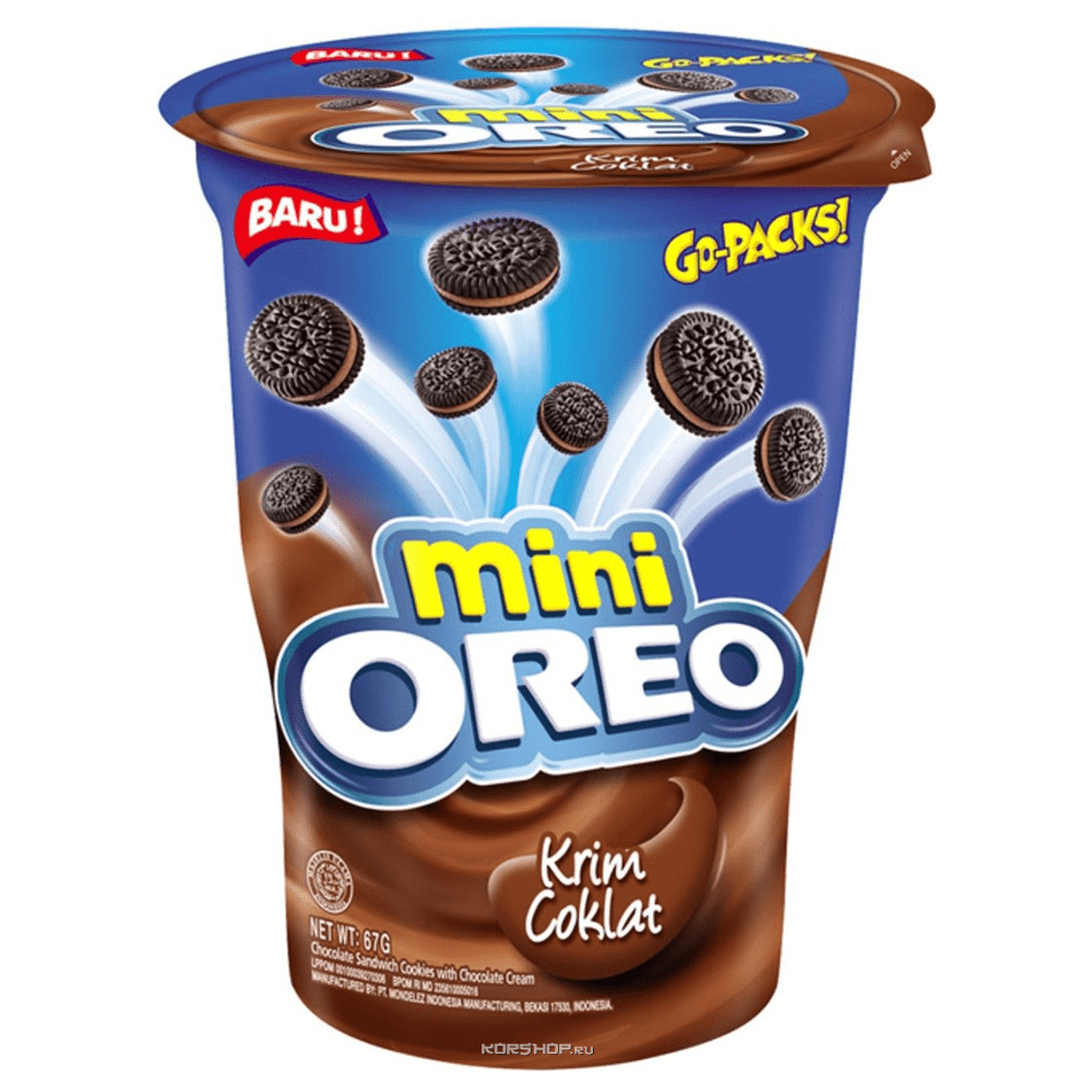 Печенье mini Chocolate Oreo, Индонезия, 67 г