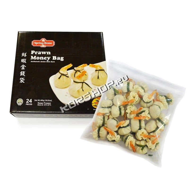 Китайские пельмени Дим Сам с креветками (мешочки) Spring Home, 480 г Китайские пельмени Дим Сам с креветками (мешочки) Spring Home, 480 г