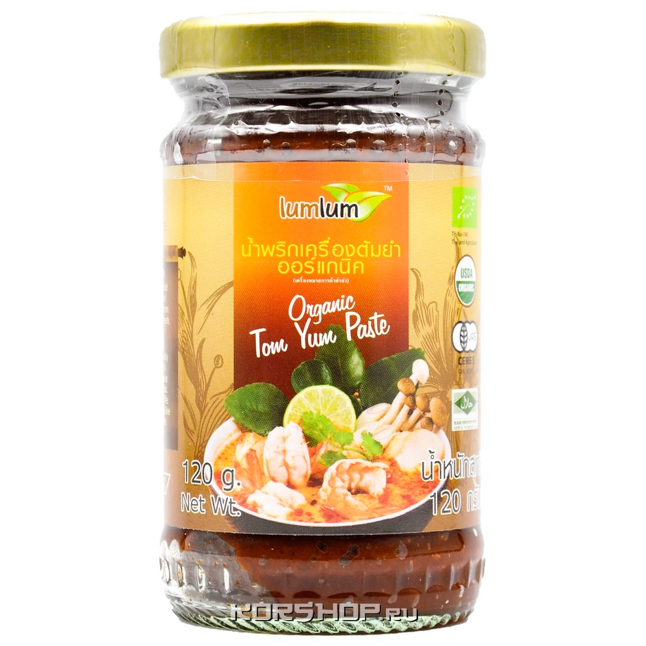 Органическая паста Том Ям Lum Lum, Таиланд, 120 г Органическая паста Том Ям Lum Lum, Таиланд, 120 г