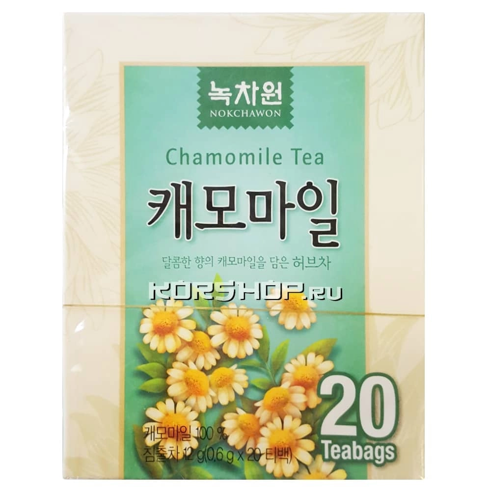 Чай из ромашки Nokchawon, Корея, 20*0,6 г. Чай из ромашки Nokchawon, Корея, 20*0,6 г.