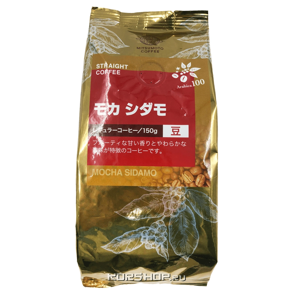 Зерновой кофе Mocha Sidamo Mitsumoto Coffee (MMC), Япония, 150 г Зерновой кофе Mocha Sidamo Mitsumoto Coffee (MMC), Япония, 150 г