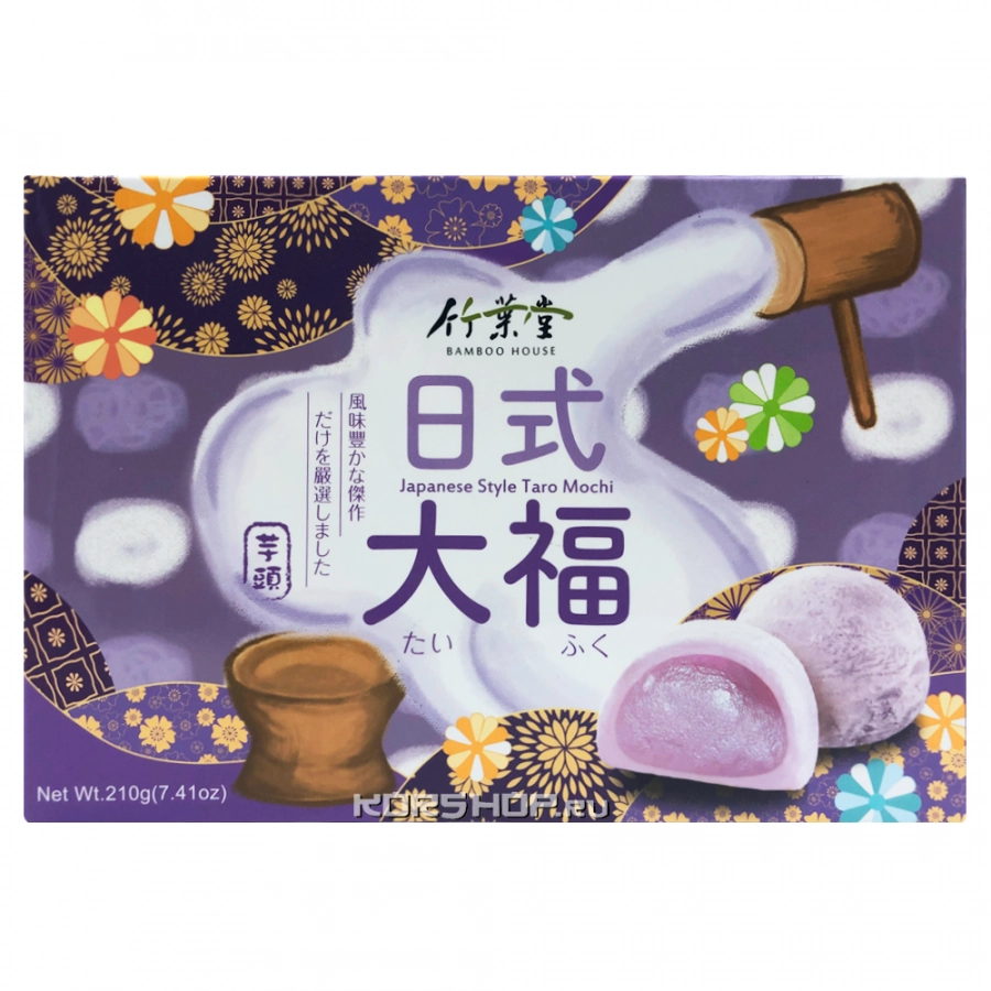 Моти Дайфуку Таро Bamboo House, Тайвань, 210 г Моти Дайфуку Таро Bamboo House, Тайвань, 210 г