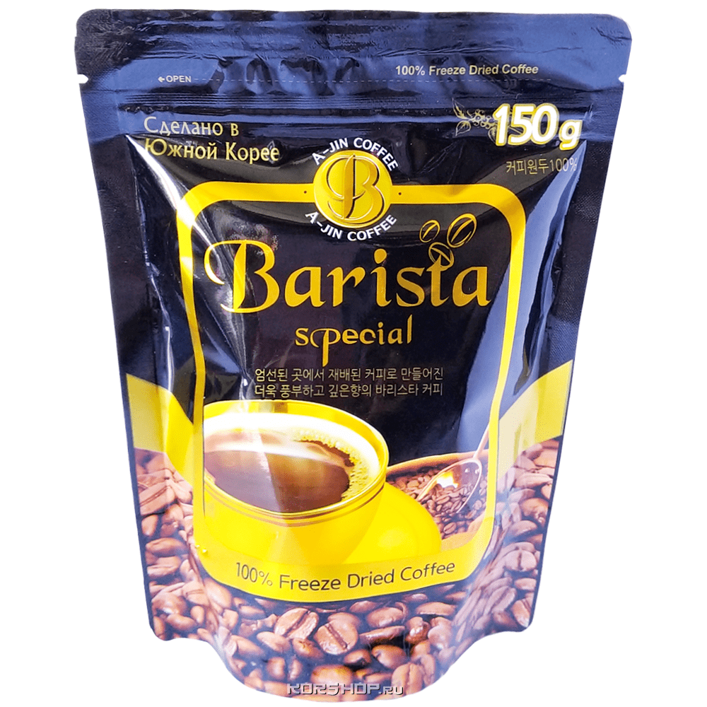 Натуральный растворимый кофе Special Barista, Корея, 150 г