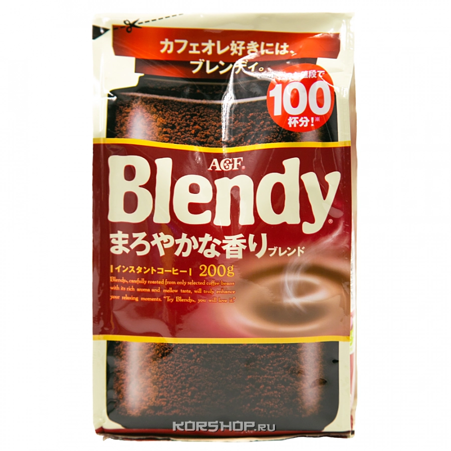 Растворимый кофе Mild Blendy AGF, Япония, 200 г Растворимый кофе Mild Blendy AGF, Япония, 200 г