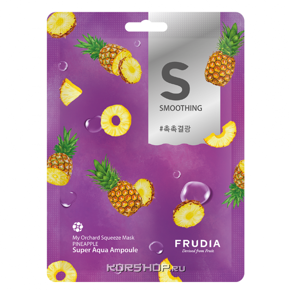 Маска для лица с ананасом My Orchard Squeeze Mask Pineapple Frudia, Корея, 20 мл