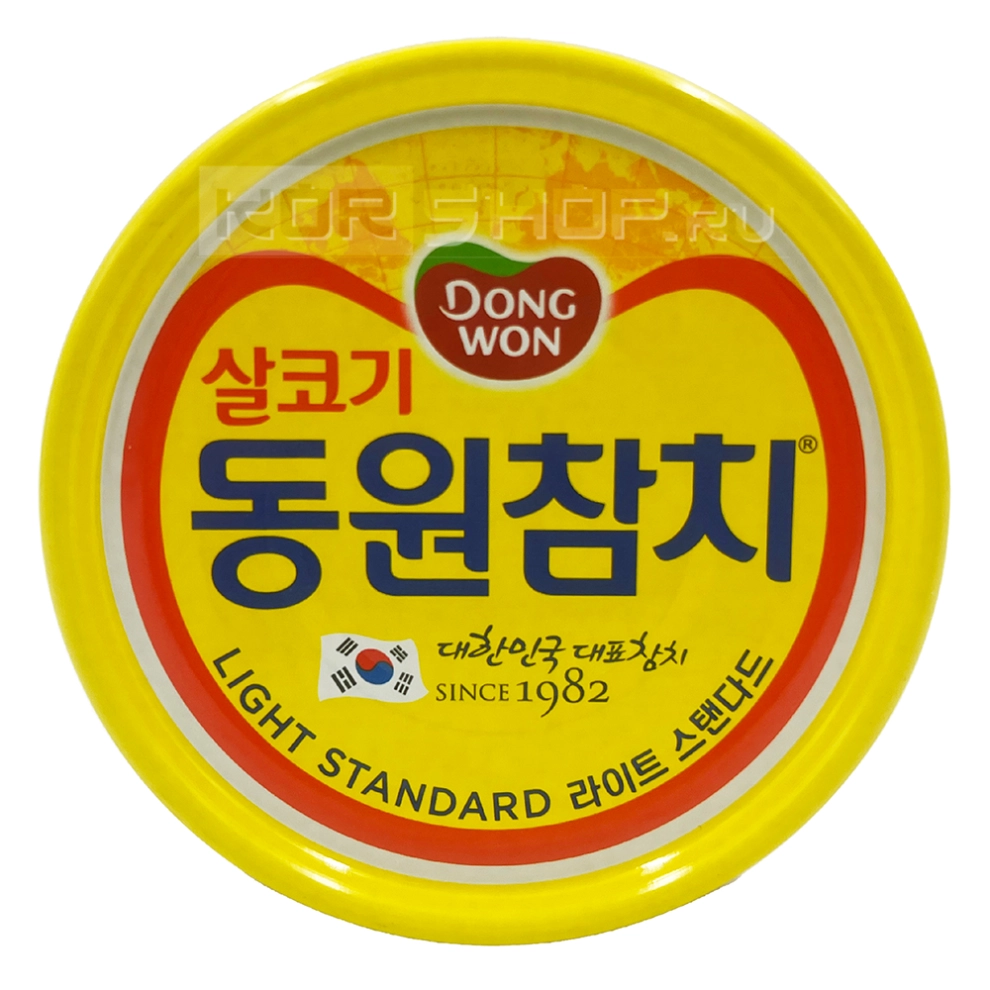 Тунец консервированный в масле Dongwon, Корея, 100 г