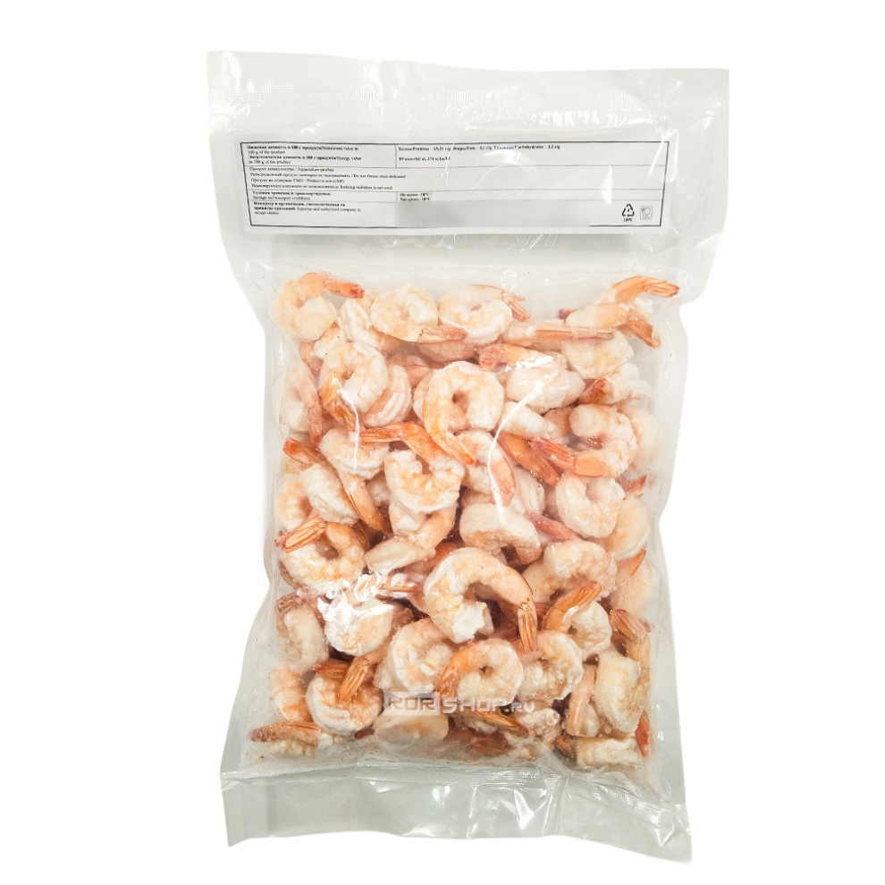 Креветки ваннамей 41-50 варено-мороженые очищенные, без голов, на хвосте, Индия, 1 кг Креветки ваннамей 41-50 варено-мороженые очищенные, без голов, на хвосте, Индия, 1 кг