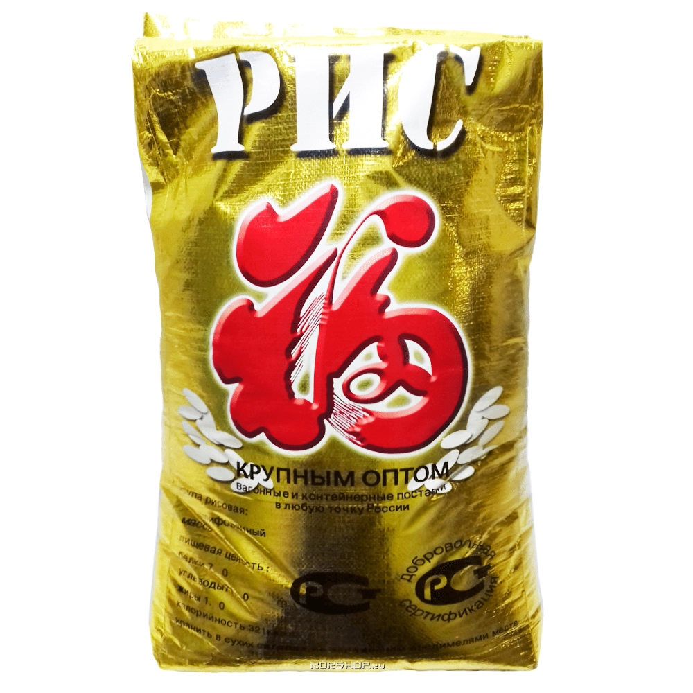 Рис шлифованный круглозерный китайский (25 кг)