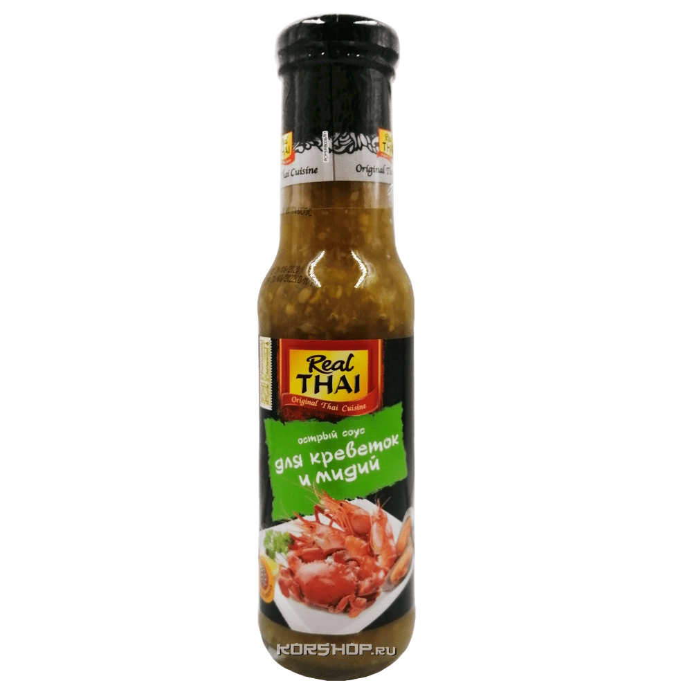 Острый соус для креветок и мидий Real Thai, Таиланд, 315 г