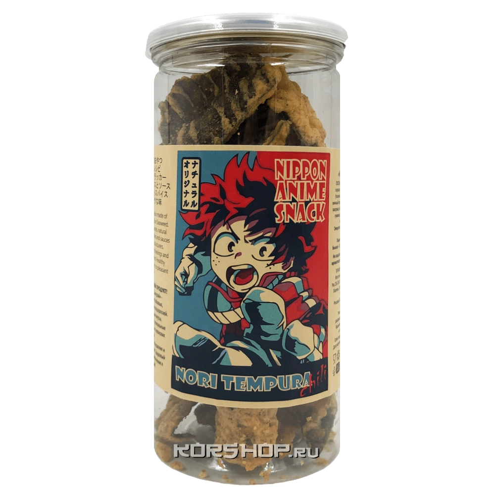 Японские снэки Нори Темпура Чили Nippon Snack, 60 г Японские снэки Нори Темпура Чили Nippon Snack, 60 г