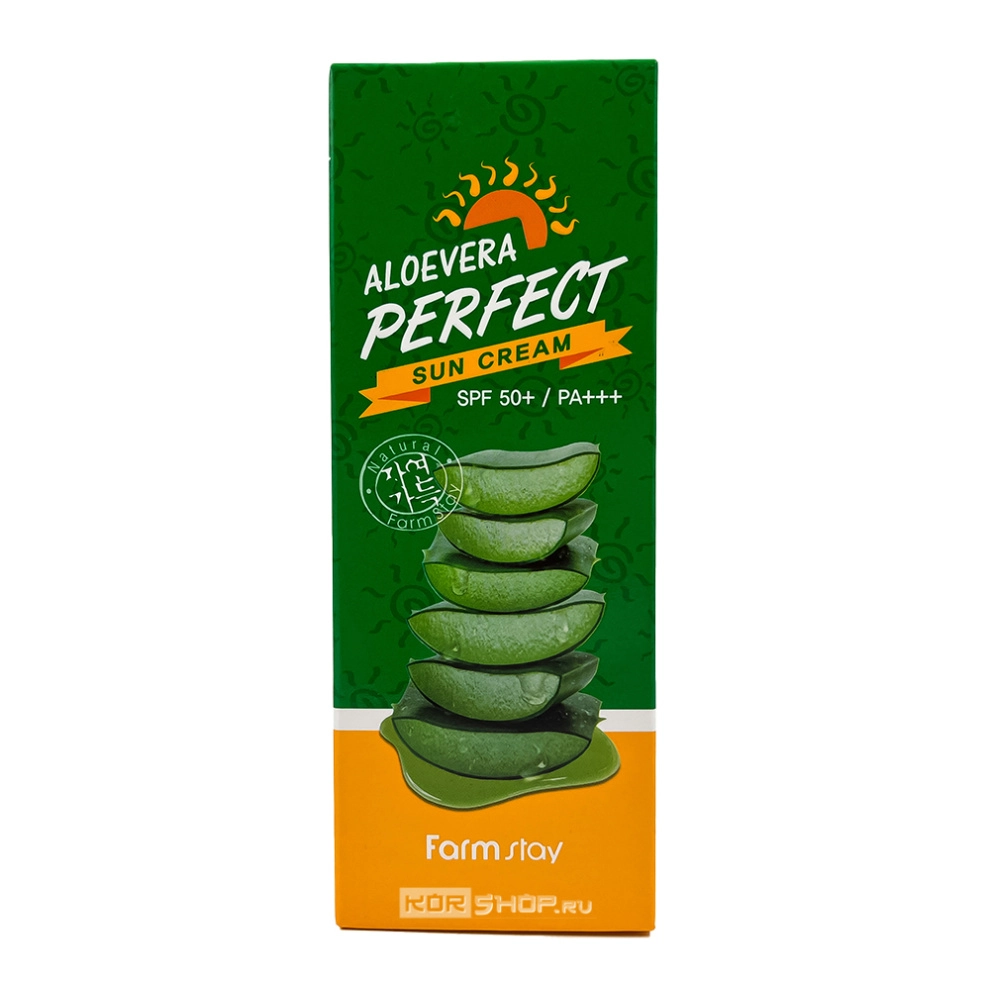 Крем солнцезащитный Aloe Vera Perfect Sun Cream SPF50+PA+++ Farmstay, Корея, 70 мл Крем солнцезащитный Aloe Vera Perfect Sun Cream SPF50+PA+++ Farmstay, Корея, 70 мл