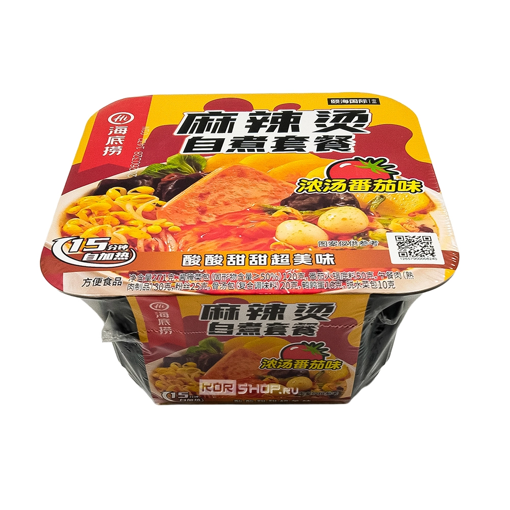 Саморазогревающаяся лапша «Малатан» с томатным вкусом Haidilao, Китай, 271 г Саморазогревающаяся лапша «Малатан» с томатным вкусом Haidilao, Китай, 271 г