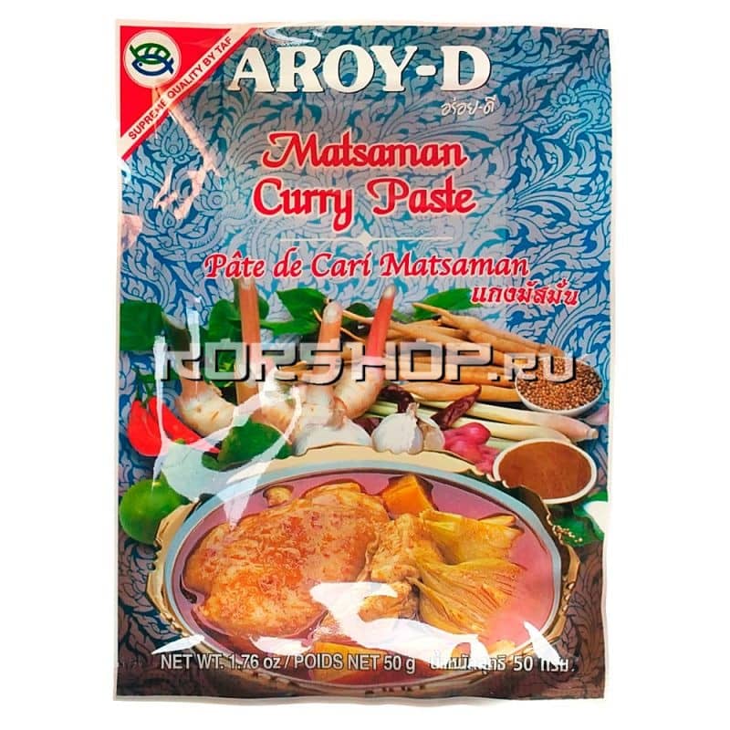 Паста для Массаман карри Aroy-D 50 г...