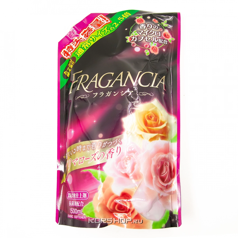 Кондиционер для стирки Роза Fragancia Rocket Soap (концентрат), Япония, 1500 мл Кондиционер для стирки Роза Fragancia Rocket Soap (концентрат), Япония, 1500 мл
