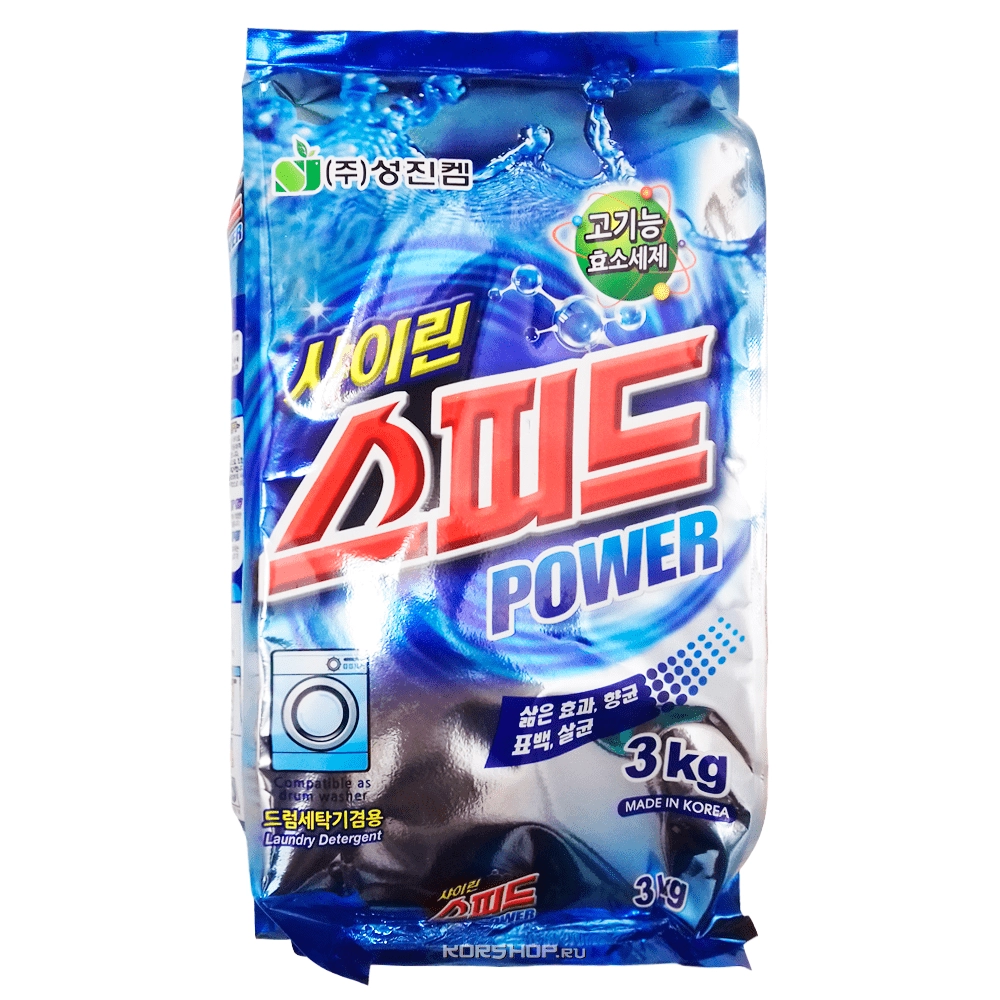 Стиральный порошок Speed Power, Корея, 3 кг